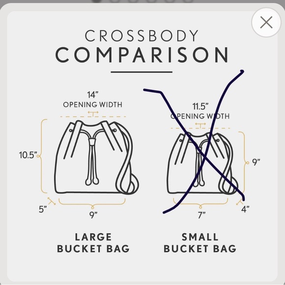 Portland Leather Wisteria Lg Bucket - Picture 7 of 7